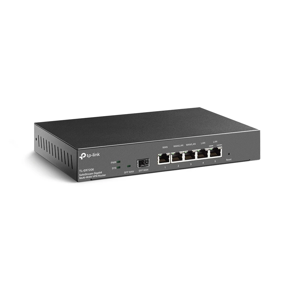 Šakotuvas TP-LINK SafeStream Gigabit Multi-WAN VPN Maršrutizatorius
