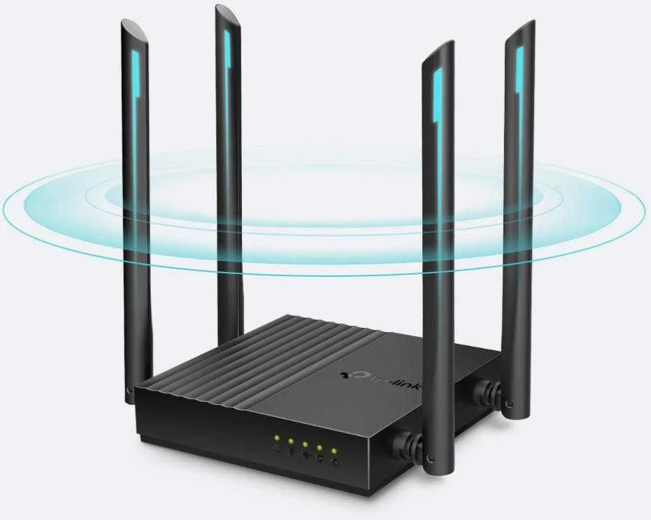 TP-LINK Archer C64 AC1200 dviejų dažnių WiFi maršrutizatorius