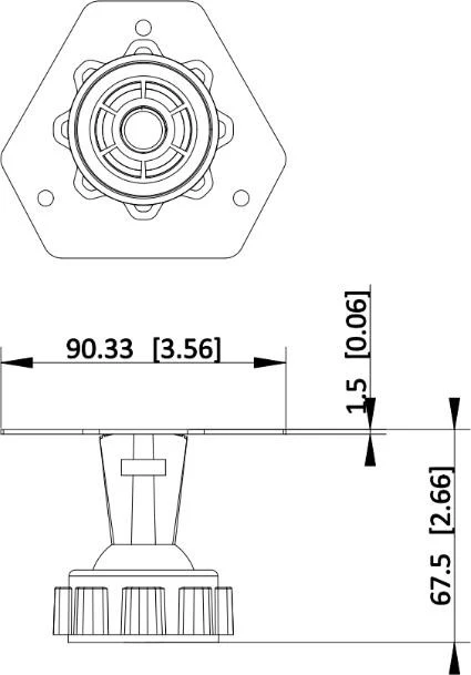 Maršrutizatorius Belaidis BRIDGE perdavimas Hikvision DS-3WF5000-SI-5ACG/2P (5GHz, 867Mbps, 5km, 2 vnt.)