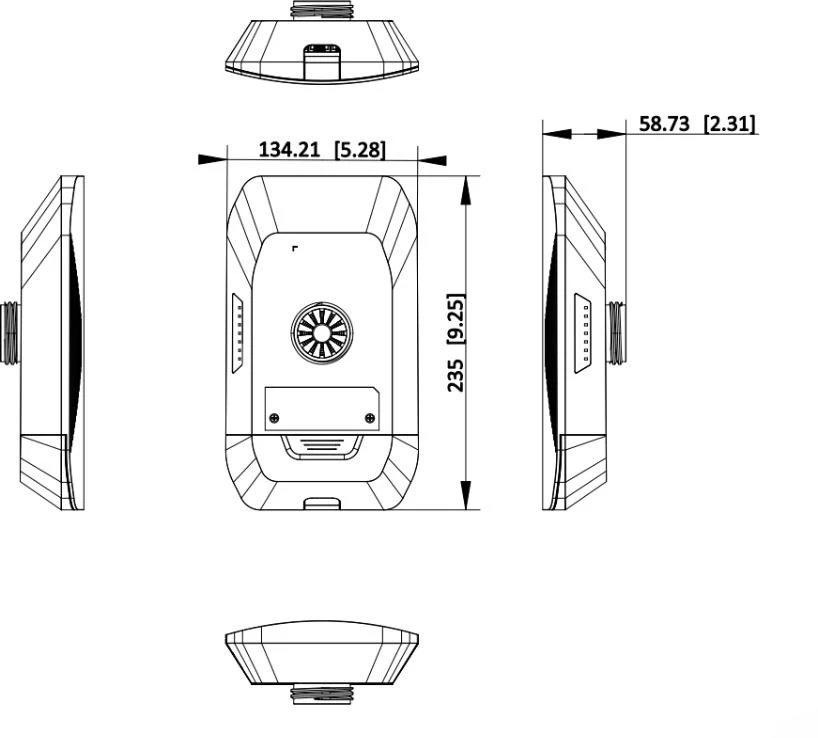 Maršrutizatorius Belaidis BRIDGE perdavimas Hikvision DS-3WF5000-SI-5ACG/2P (5GHz, 867Mbps, 5km, 2 vnt.)
