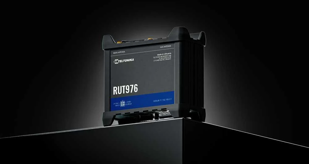 Maršrutizatorius TELTONIKA IOT ROUTER RUT976 5G REDCAP SERIAL