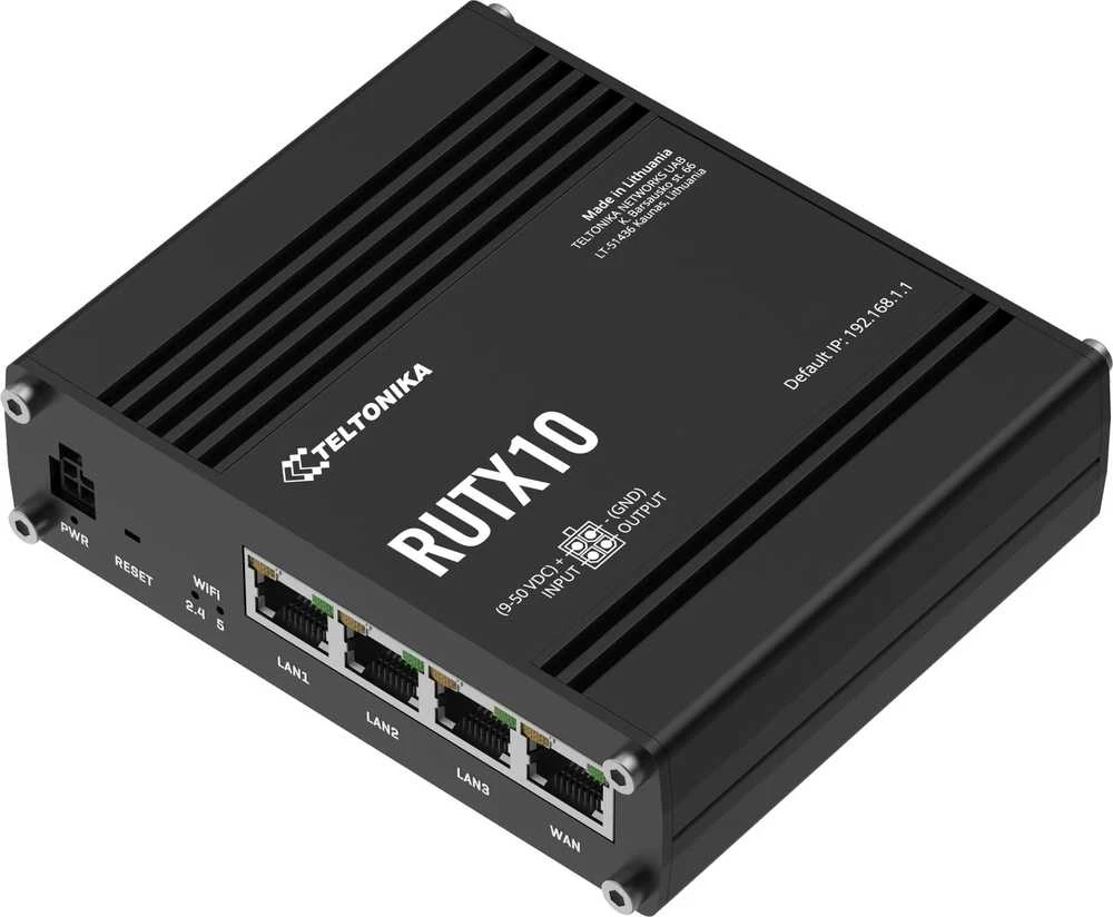 Šakotuvas Maršrutizatorius belaidis Teltonika RUTX10000000 (2,4 GHz, 5 GHz)