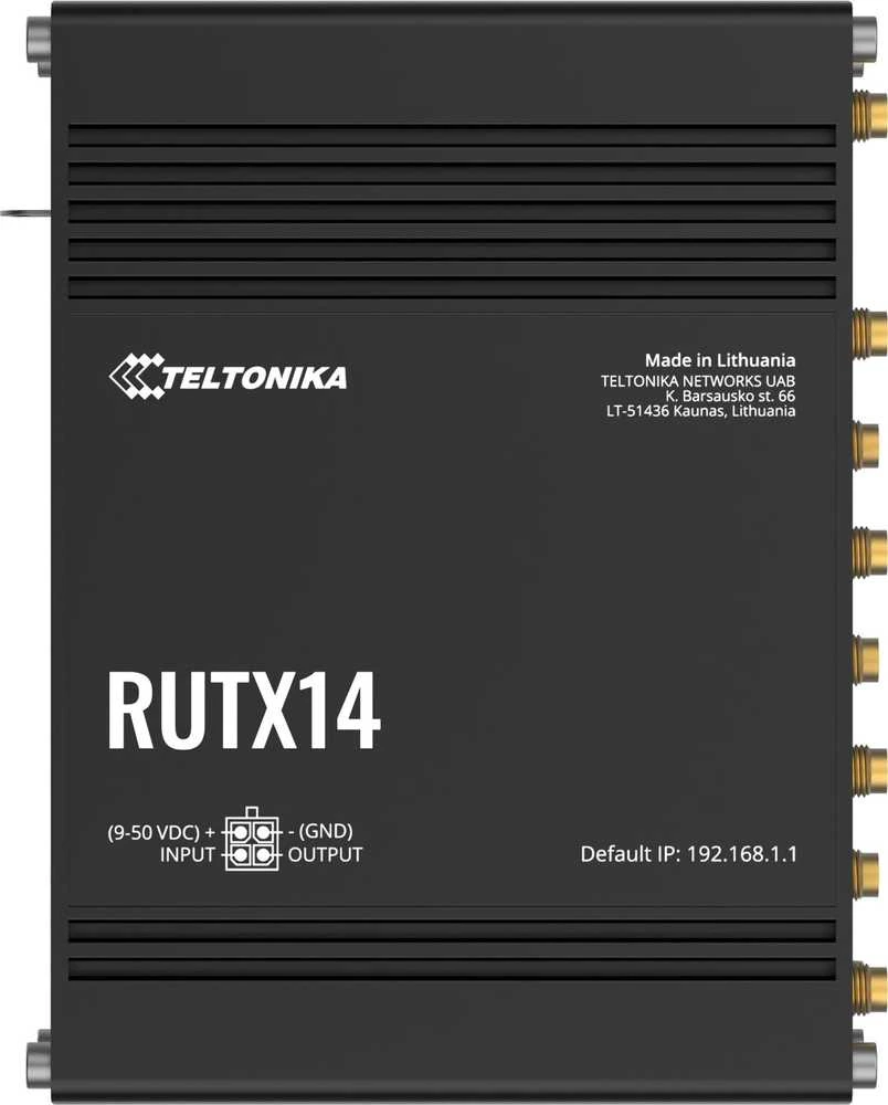 Šakotuvas TELTONIKA IOT ROUTER RUTX14 2XLTE(CAT12)+ETH+WIFI