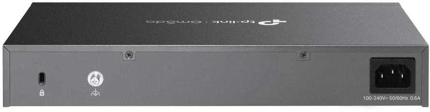 TP-Link Omada ER7412-M2 laidinis maršrutizatorius 2.5 Gigabit Ethernet, Gigabitinis eternetas Juoda