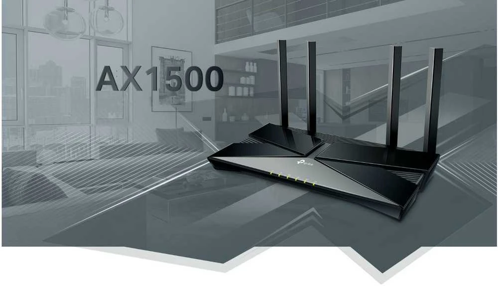 Belaidis Maršrutizatorius - TP-Link AX1800 Dviejų Juostų Wi-Fi 6 su 4 Gigabit Portais