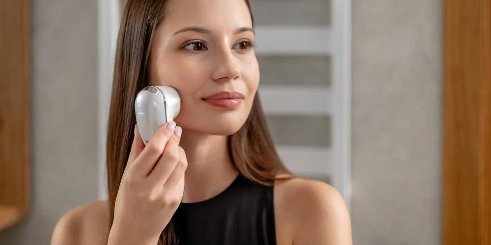 Feiyu Tech Sveikata ir asmeninė priežiūra - KiCA iBeauty Sonic Veido Liftingo Masažuoklis su EMS, 50 min. veikimo laikas, perlas