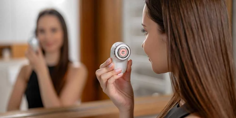 Feiyu Tech Sveikata ir asmeninė priežiūra - KiCA iBeauty Sonic Veido Liftingo Masažuoklis su EMS, 50 min. veikimo laikas, perlas
