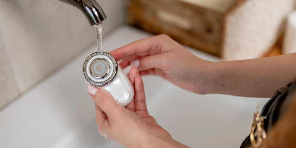 Feiyu Tech Sveikata ir asmeninė priežiūra - KiCA iBeauty Sonic Veido Liftingo Masažuoklis su EMS, 50 min. veikimo laikas, perlas