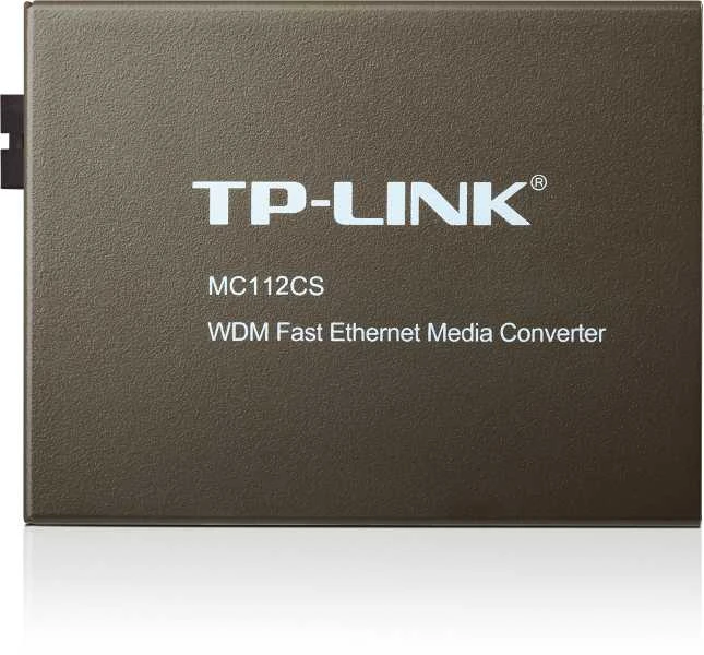 TP-Link MC112CS konverteris – priekinis skydelis