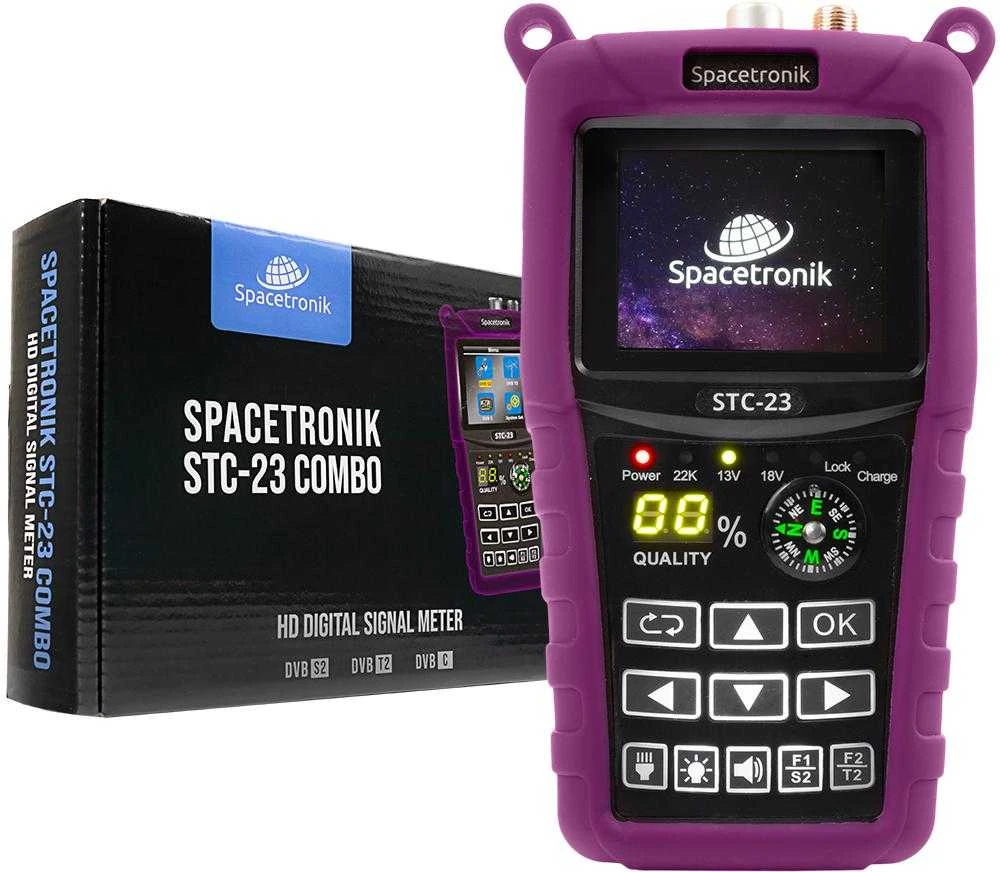 UNIVERSALUS MATUOKLIS STC-23 DVB-T/T2 DVB-S/S2 DVB-C Spacetronik