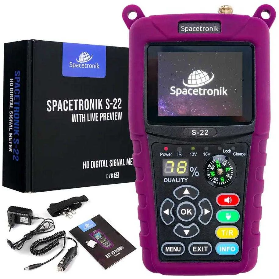 UNIVERSALUS MATUOKLIS STC-23 DVB-T/T2 DVB-S/S2 DVB-C Spacetronik