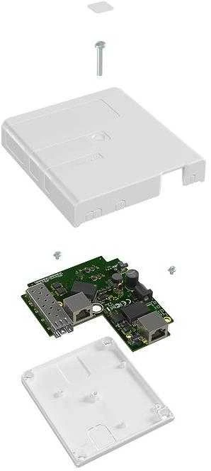 Maršrutizatorius MIKROTIK GPEN21 PoE injektorius 2x RJ45 1000Mb/s 1x SFP 1Gb/s