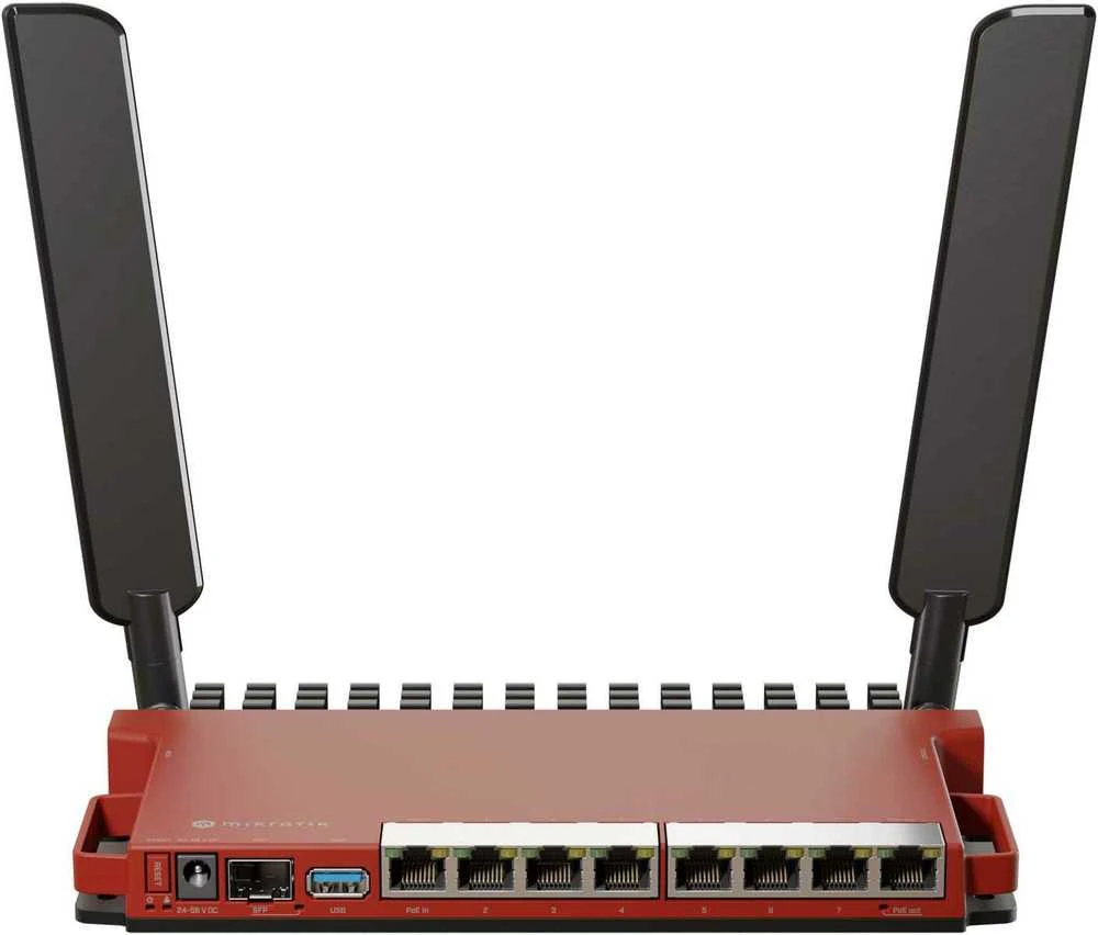 MikroTik | Maršrutizatorius | L009UiGS-2HaxD-IN | 802.11ax | 10/100/1000 Mbit/s | Mesh palaikymas Ne | MU-MiMO Ne | Nėra mobiliojo interneto | Antenos tipas Išorinė | 1x USB 3.0 A tipo