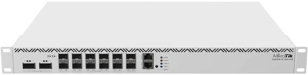 MikroTik | Ethernet Maršrutizatorius | CCR2216-1G-12XS-2XQ | 10/100/1000 Mbit/s | Mesh Support No | MU-MiMO No | No mobile broadband