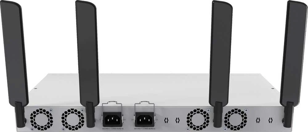 MikroTik | Debesų maršrutizatorius su RouterOS L5 Rackmount korpusu | CRS418-8P-8G-2S+5axQ2axQ-RM