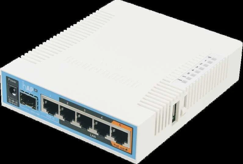 Šakotuvas Mikrotik „MicroTick“ | RB962UiGS-5HacT2HnT | hAP ac | 802.11ac | 1300 Mbps | 10/100/1000 Mbps | Ethernet LAN (RJ-45) jungtis 5 | MU-MiMO Taip | 12 min.