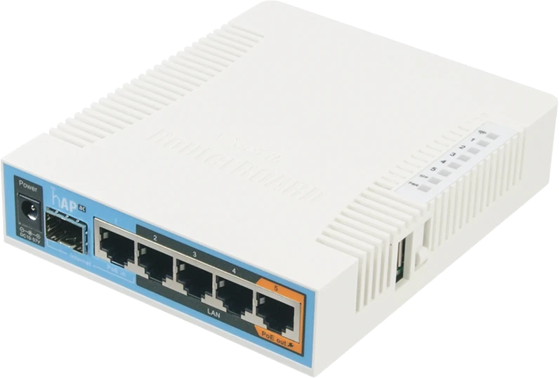 Šakotuvas Mikrotik „MicroTick“ | RB962UiGS-5HacT2HnT | hAP ac | 802.11ac | 1300 Mbps | 10/100/1000 Mbps | Ethernet LAN (RJ-45) jungtis 5 | MU-MiMO Taip | 12 min.