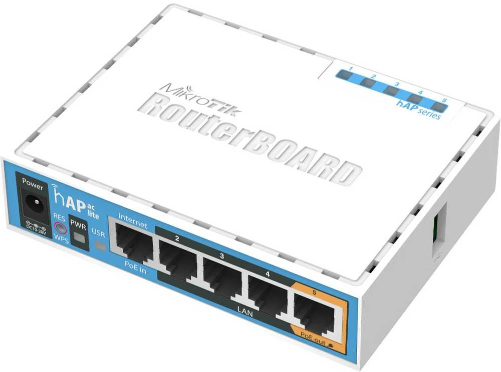MIKROTIK RB951Ui-2nD hAP prieigos taškas 2.4GHz 5x RJ45 100Mb/s