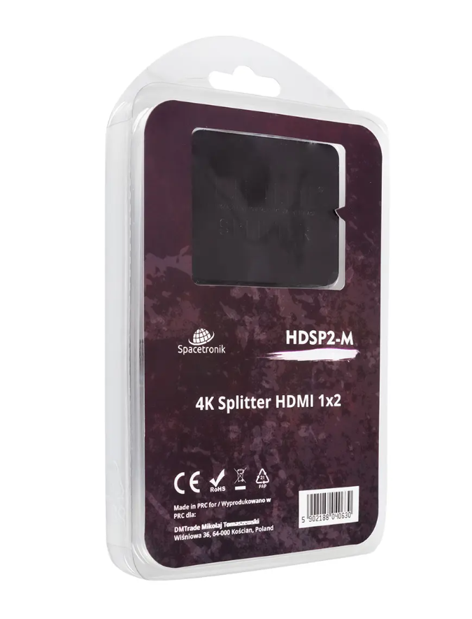 Spacetronik HDSP2-M mini HDMI 1/2 skirstytuvas
