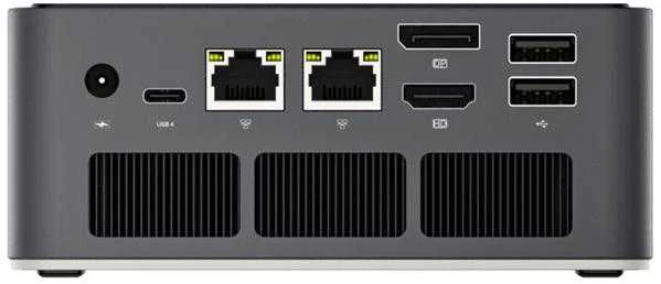 „Qoobe U155H“ mini kompiuteris su „Core Ultra 7 155H“ procesoriumi, 16 GB atmintimi, 512 GB SSD ir „Windows 11 Pro“, juodas (prekės ženklas „Morefine“)