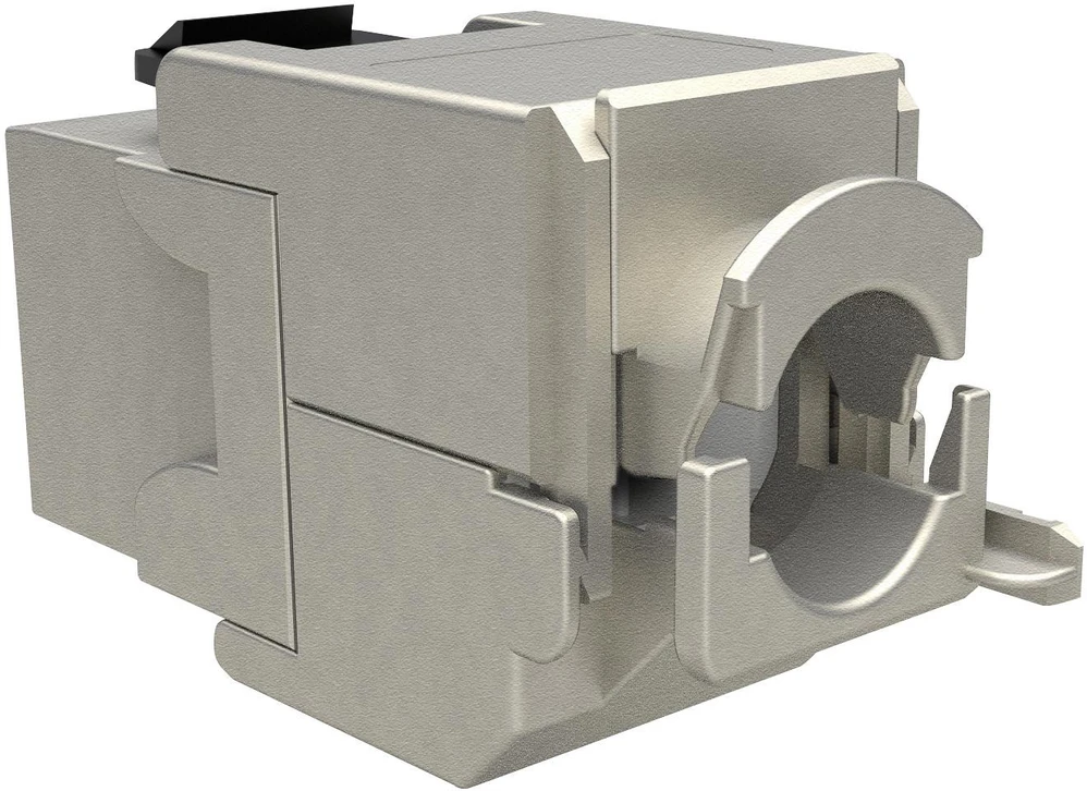 Solarix Solarix Savisriegio pagrindo akmuo CAT6 STP RJ45 SXKJ-6-STP-BK-SA