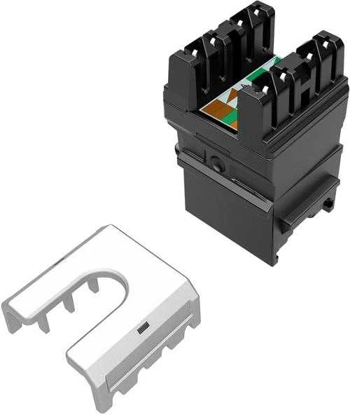 Modulis Keystone greito atjungimo įrankis SOLARIX Cat.6 UTP RJ45 juodas