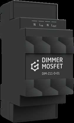 GR1 GRENTON MOSFET DIMMING MODULE GRENTON / DIN RAIL MOUNTING / TF-BUS