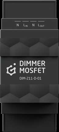 GR1 GRENTON MOSFET DIMMING MODULE GRENTON / DIN RAIL MOUNTING / TF-BUS