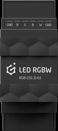 RGBW Grenton LED pritemdymo modulis / montuojamas ant DIN bėgelio / TF magistralė