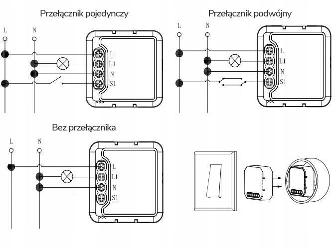 Tuya – vieno kanalo mini relė – ZigBee – Android/iOS programa – OXT T261