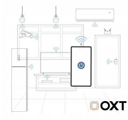 OXT MODULIS OXT RELĖS 1 GRANDINĖS SROVĖS MATAVIMAS 16A ZIGBEE TUYA