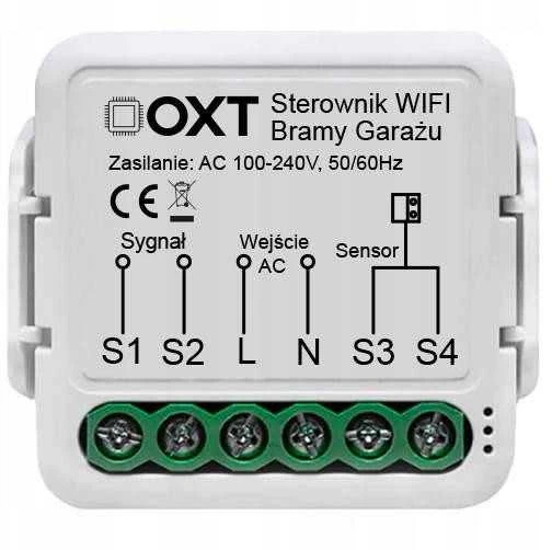 Tuya – WiFi vartų valdiklis su magnetiniu jutikliu – OXT SWT10G