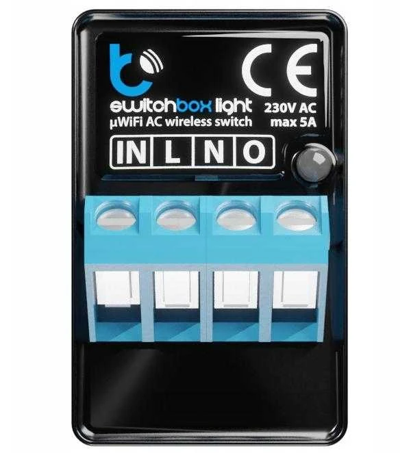 BleBox SwitchBox Light - 230V WiFi relė - Android/iOS programa