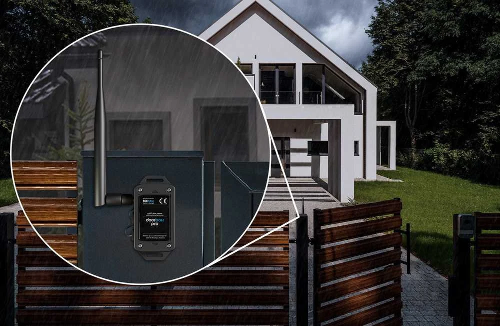 BleBox doorbox PRO – durų ir vartų valdiklis 12–24 V AC/DC WiFi – Android / iOS programėlė
