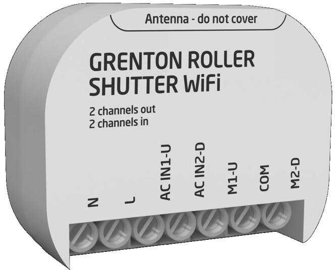 Grenton Roletų išvesties modulis (1 išvestis) Grenton / įleidžiamas / „Wi-Fi“