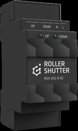 GR1 GRENTON ROLLER OUTPUT MODULE (1 OUTPUT) GRENTON / DIN RAIL MOUNTING / TF-BUS