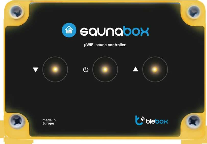 BleBox SaunaBox - WiFi šildymo valdiklis - Android / iOS