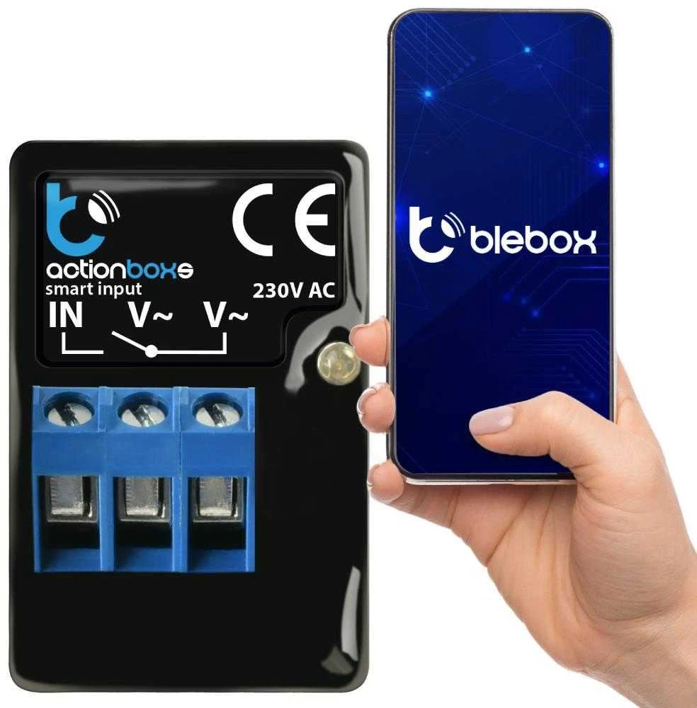 BleBox actionBoxS - daugiafunkcinis WiFi veiksmo paleidiklis - Android / iOS programa