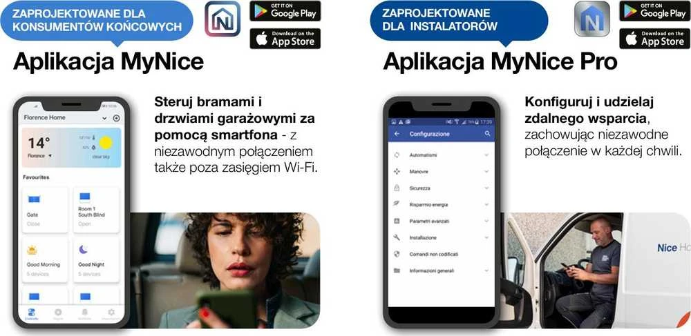 NCE modulis WI-FI NICE automatikos valdymui (BIDI-WIFIEXTR00)