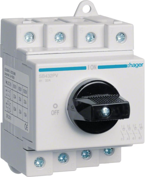 Hager SB432PV elektros spintos priedas