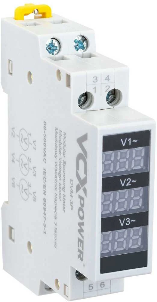 VCX DVM 3 fazių modulinis įtampos indikatorius