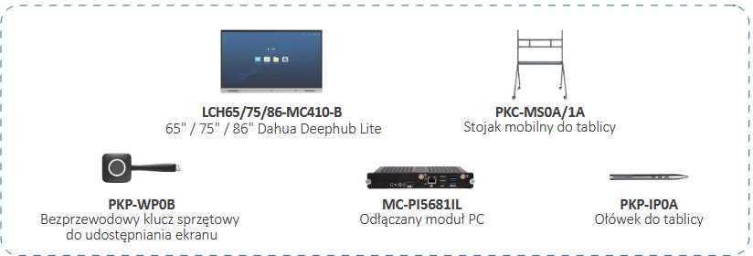 MONITORIAUS INTERAKTYVI LENTA DAHUA LCH75-MC410-B