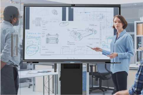 MONITORIAUS INTERAKTYVI LENTA DAHUA LCH75-MC410-B