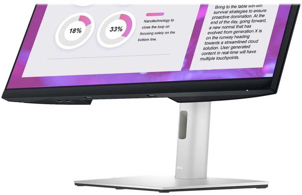Monitorius Dell P3223QE 31.5", Sidabrinės/Juodos spalvos