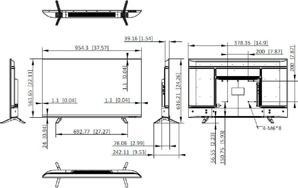 Hikvision DS-D5043F3-1V0S stebėjimo monitorius 109,2 cm (43") 1920 x 1080 px
