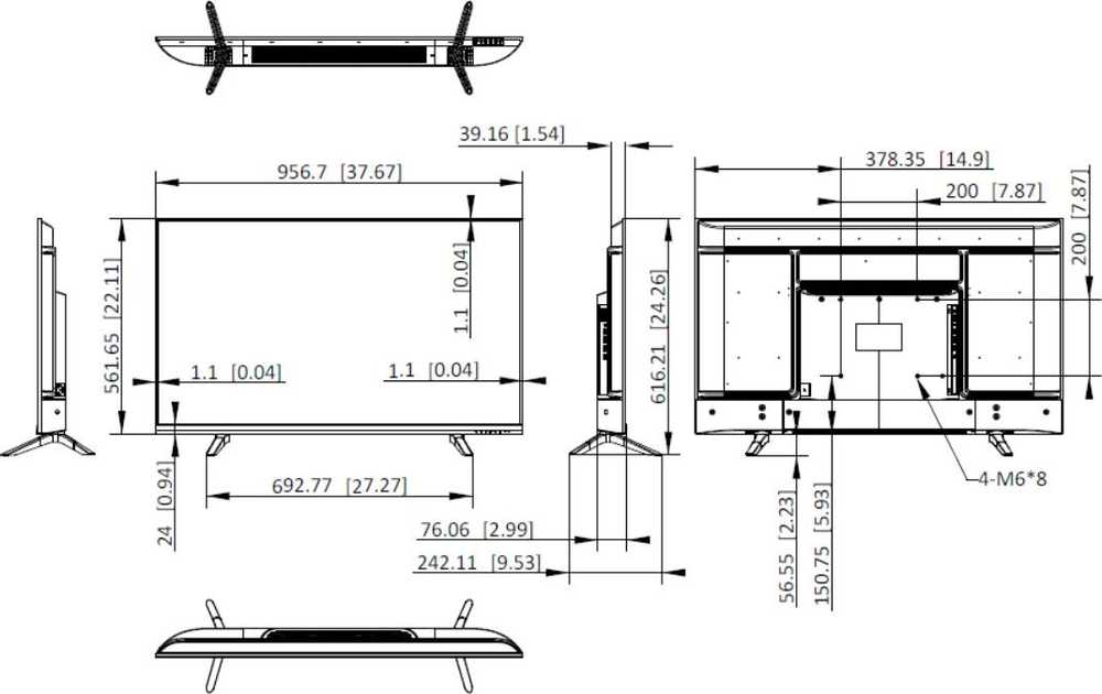 Hikvision DS-D5043U3-1V0S 43 colių UHD 60 Hz VA monitorius (ES)
