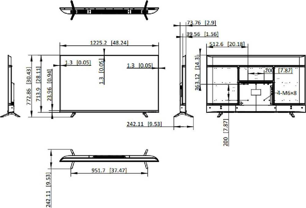 Monitorius Hikvision 55 colių reguliuojamas ekrano laikiklis DS-D5055U3-1V0S