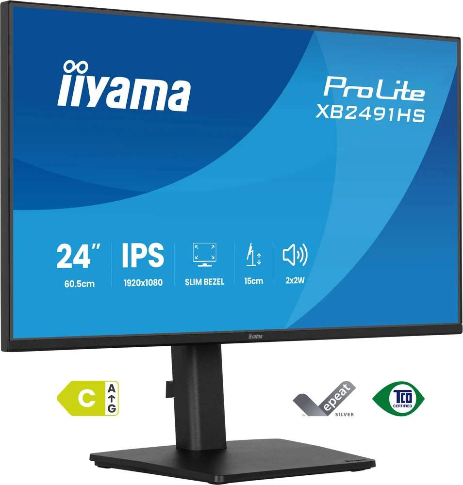 Monitorius iiyama ProLite XB2491HS-B1 23.8" Full HD IPS 120Hz