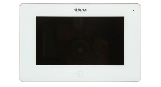 Dahua IP domofono monitorius su WIFI, 7 col. 1024x600,Micro SD kortelės prievadas,PoE(802.3af) baltas, SIP
