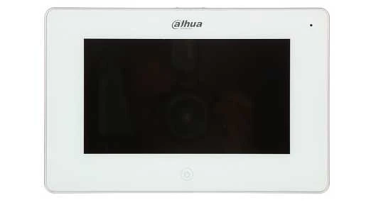 Dahua IP domofono monitorius su WIFI, 7 col. 1024x600,Micro SD kortelės prievadas,PoE(802.3af) baltas, SIP